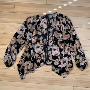 Charlotte Russe Floral Outerwear